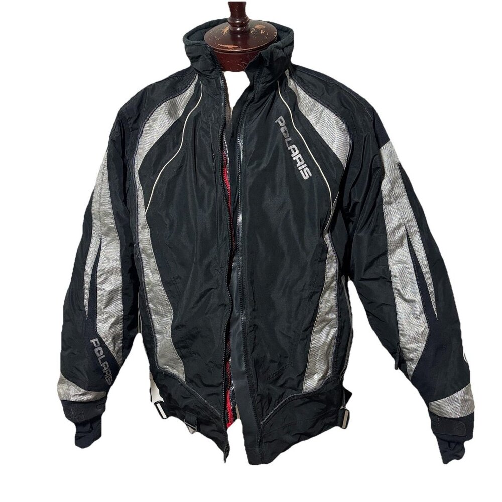 Rare Pure Polaris‎ Racing Snowmobile Double Shell Jacket VTG Men’s Size M-L-XL